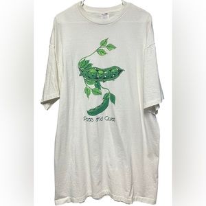 Peas and Quite VINTAGE 90’s Pajama Shirt Dress OS